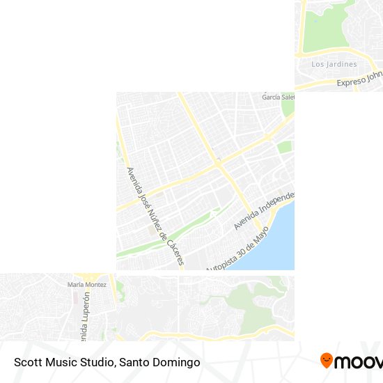 Mapa de Scott Music Studio