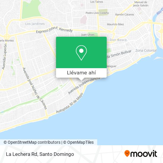 Mapa de La Lechera Rd