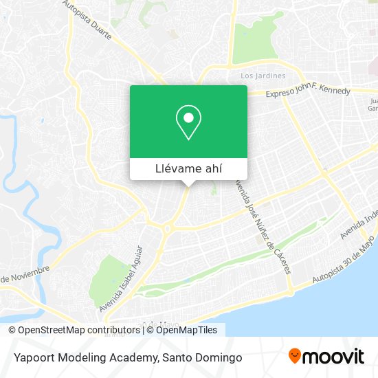Mapa de Yapoort Modeling Academy