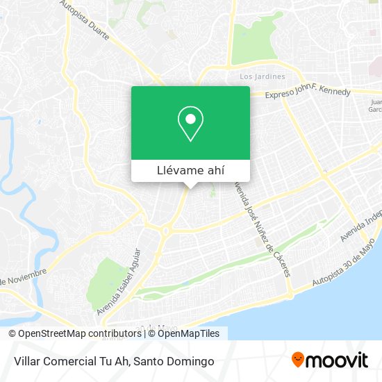 Mapa de Villar Comercial Tu Ah