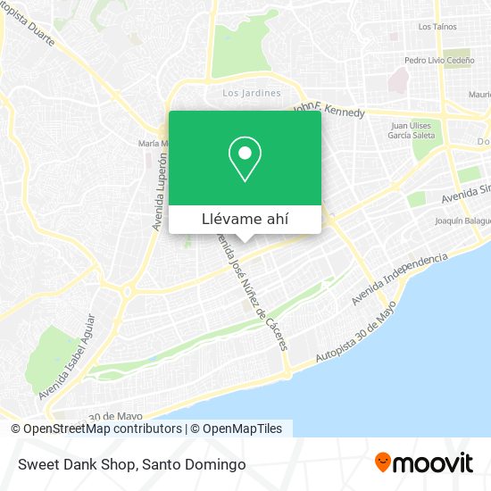 Mapa de Sweet Dank Shop