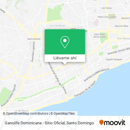 Mapa de Ganolife Dominicana - Sitio Oficial