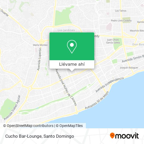 Mapa de Cucho Bar-Lounge