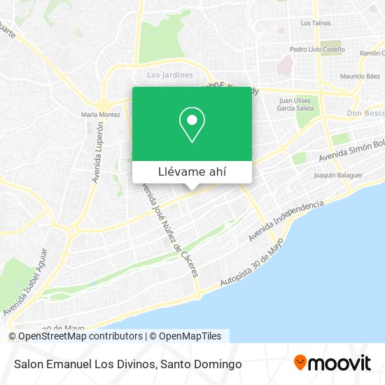 Mapa de Salon Emanuel Los Divinos