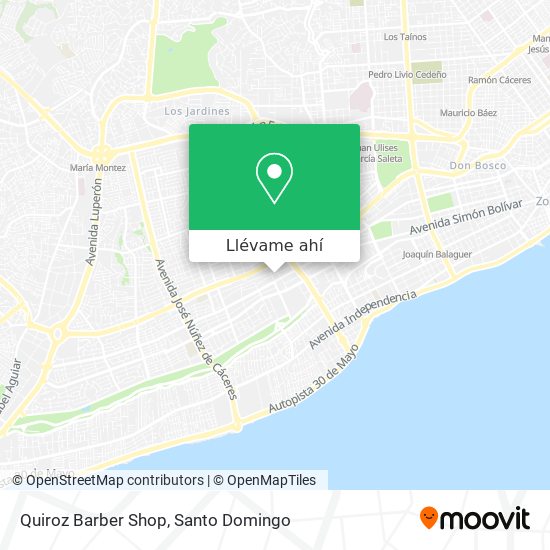 Mapa de Quiroz Barber Shop