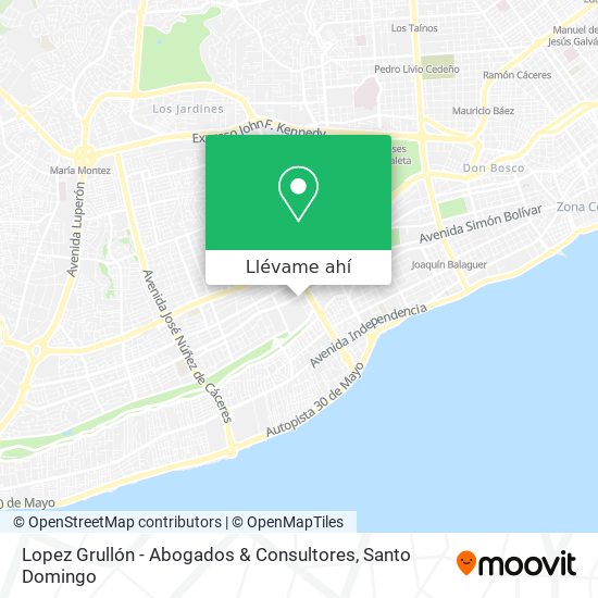 Mapa de Lopez Grullón - Abogados & Consultores