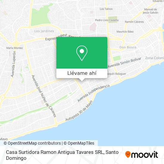 Mapa de Casa Surtidora Ramon Antigua Tavares SRL