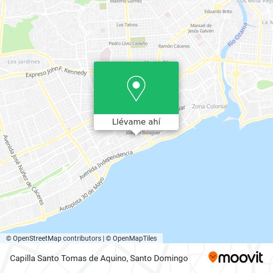 Mapa de Capilla Santo Tomas de Aquino