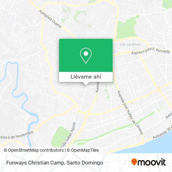 Mapa de Funways Christian Camp