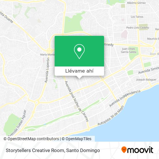 Mapa de Storytellers Creative Room