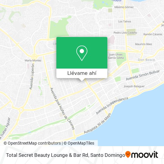 Mapa de Total Secret Beauty Lounge & Bar Rd