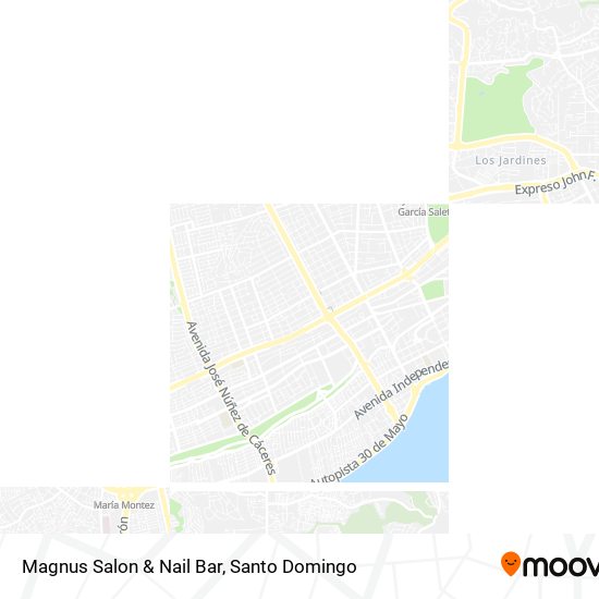 Mapa de Magnus Salon & Nail Bar
