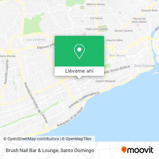 Mapa de Brush Nail Bar & Lounge