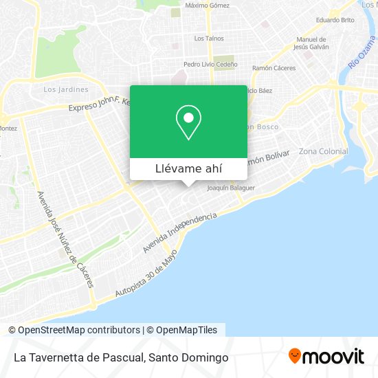 Mapa de La Tavernetta de Pascual