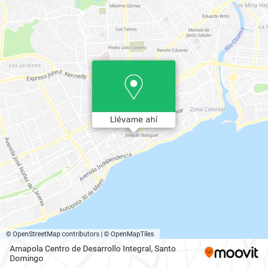 Mapa de Amapola Centro de Desarrollo Integral