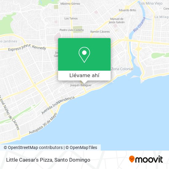 Mapa de Little Caesar's Pizza