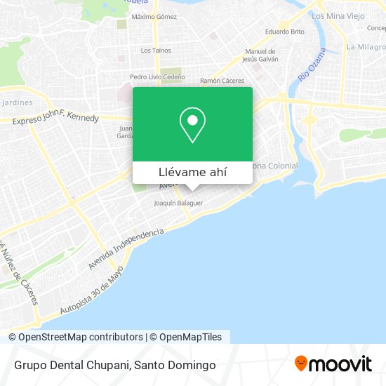 Mapa de Grupo Dental Chupani