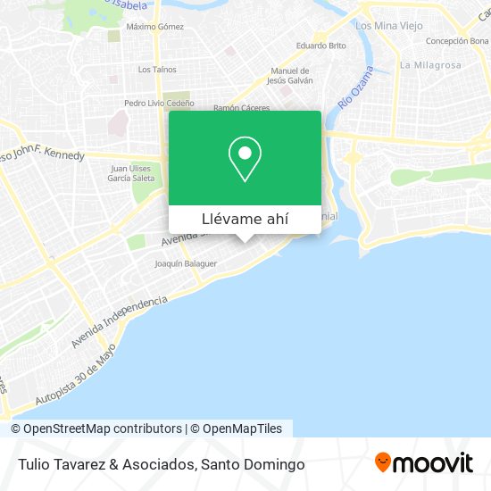 Mapa de Tulio Tavarez & Asociados