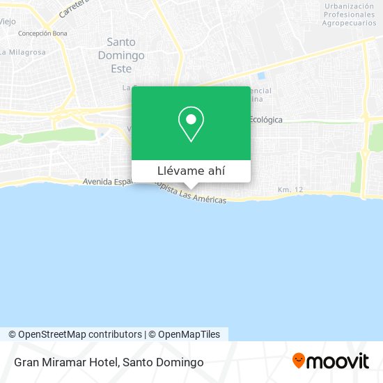 Mapa de Gran Miramar Hotel