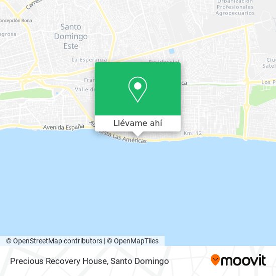 Mapa de Precious Recovery House