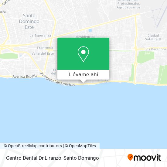 Mapa de Centro Dental Dr.Liranzo