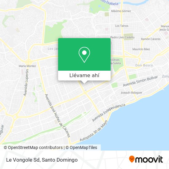 Mapa de Le Vongole Sd