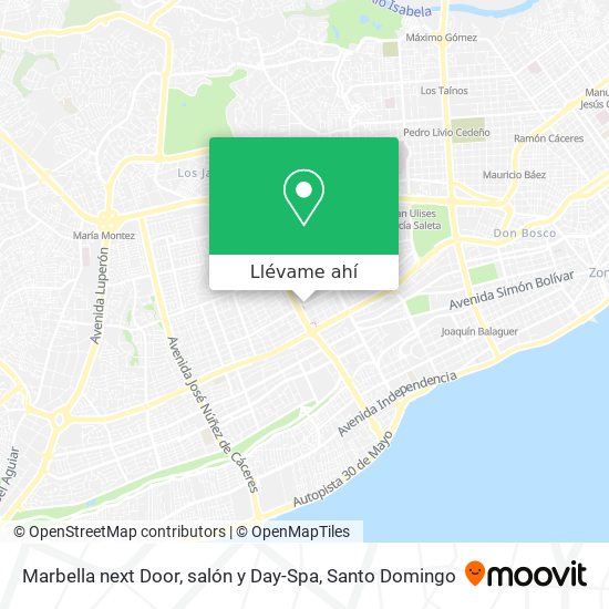 Mapa de Marbella next Door, salón y Day-Spa