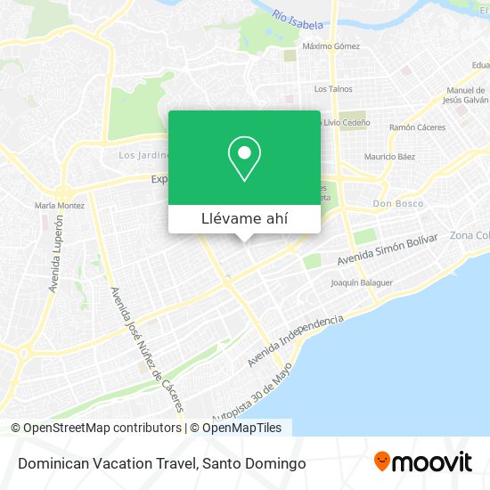 Mapa de Dominican Vacation Travel