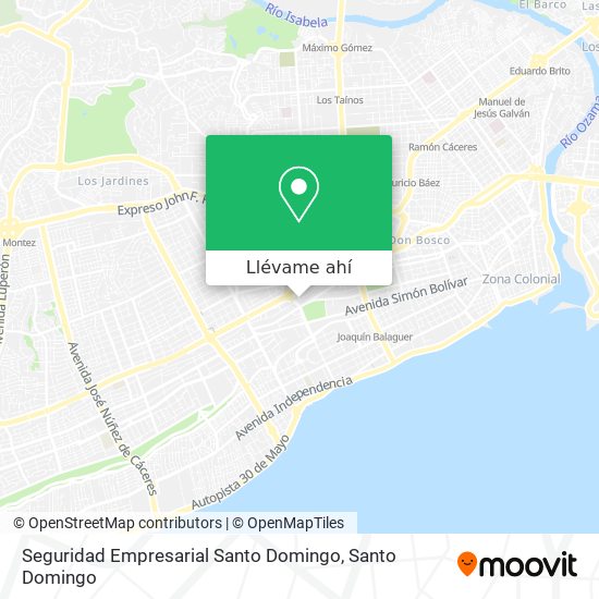 Mapa de Seguridad Empresarial Santo Domingo