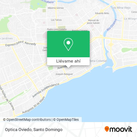 Mapa de Optica Oviedo