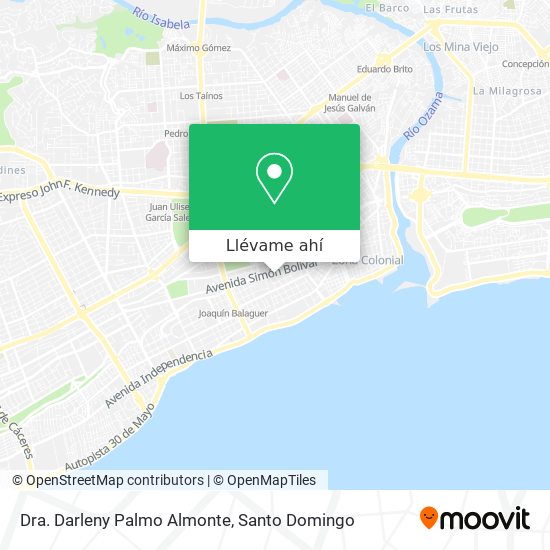 Mapa de Dra. Darleny Palmo Almonte