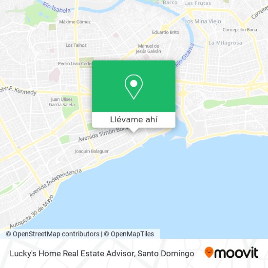 Mapa de Lucky's Home Real Estate Advisor
