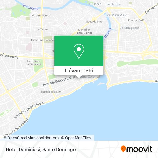 Mapa de Hotel Dominicci