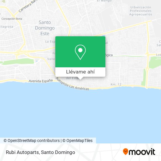 Mapa de Rubi Autoparts