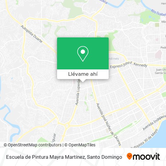 Mapa de Escuela de Pintura Mayra Martínez
