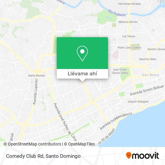 Mapa de Comedy Club Rd