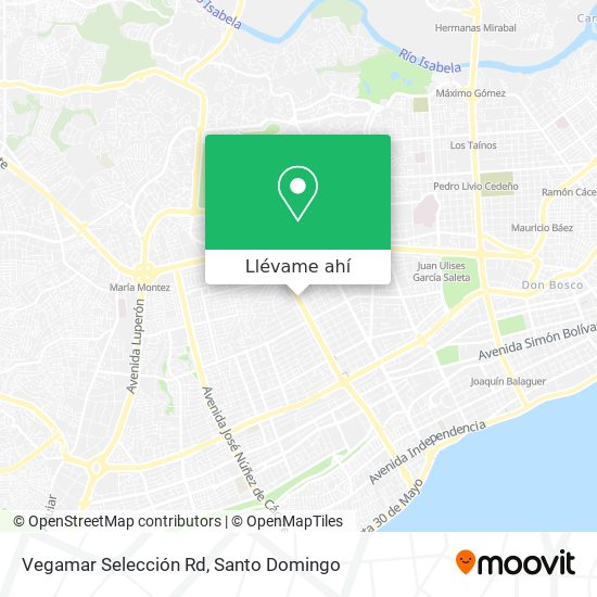 Mapa de Vegamar Selección Rd