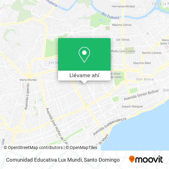 Mapa de Comunidad Educativa Lux Mundi