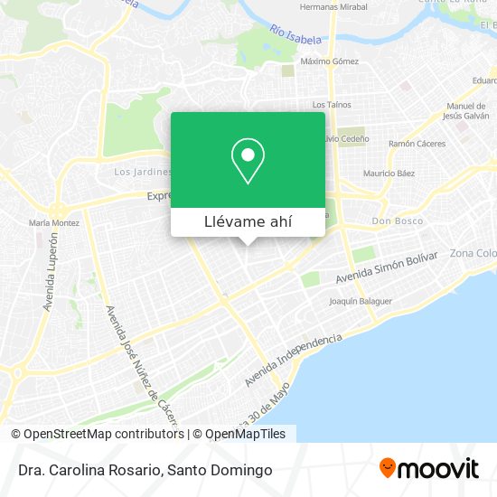 Mapa de Dra. Carolina Rosario