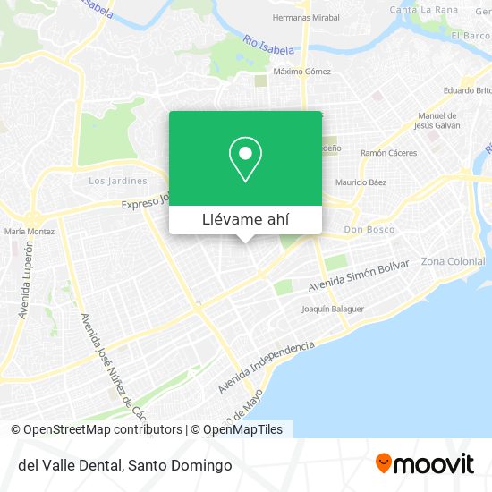 Mapa de del Valle Dental