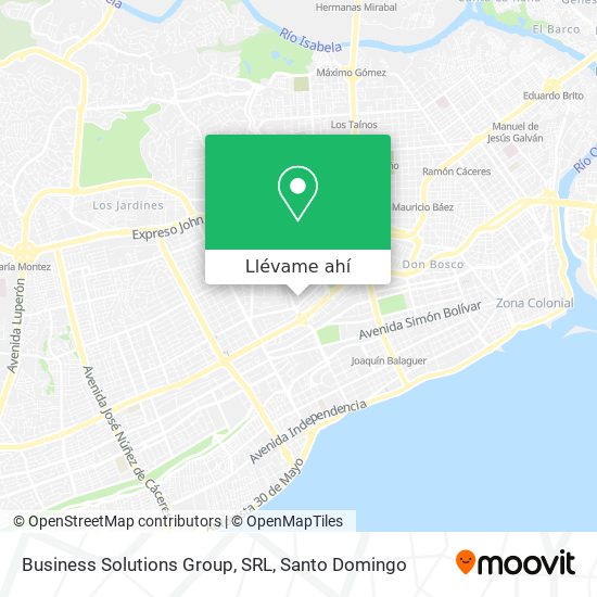Mapa de Business Solutions Group, SRL