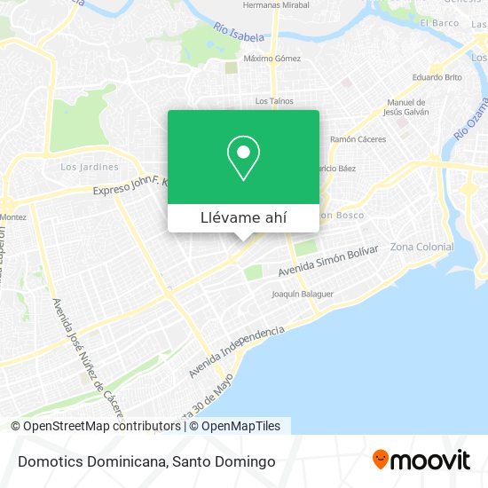 Mapa de Domotics Dominicana