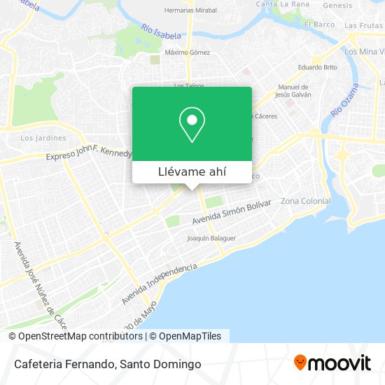 Mapa de Cafeteria Fernando