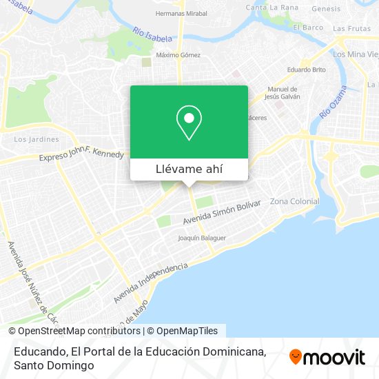 Mapa de Educando, El Portal de la Educación Dominicana