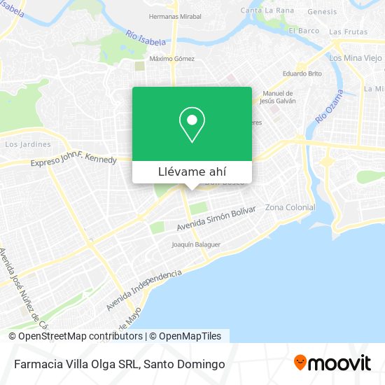 Mapa de Farmacia Villa Olga SRL