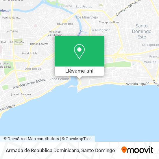 Mapa de Armada de República Dominicana