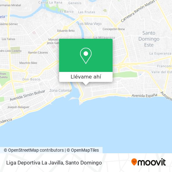 Mapa de Liga Deportiva La Javilla