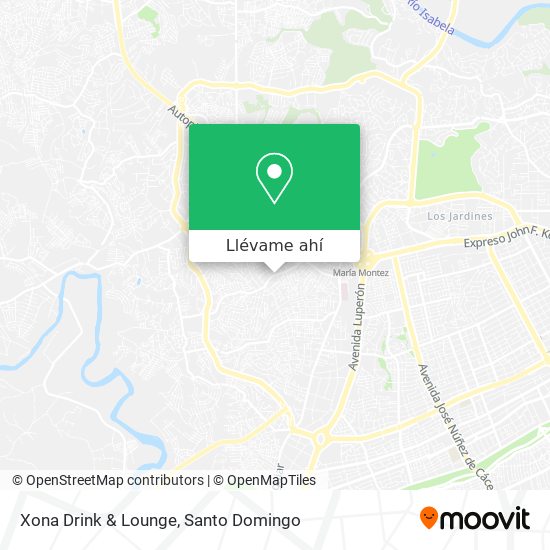 Mapa de Xona Drink & Lounge