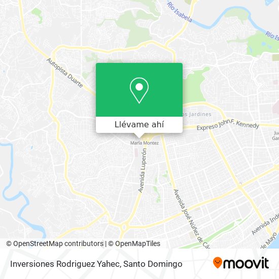 Mapa de Inversiones Rodriguez Yahec