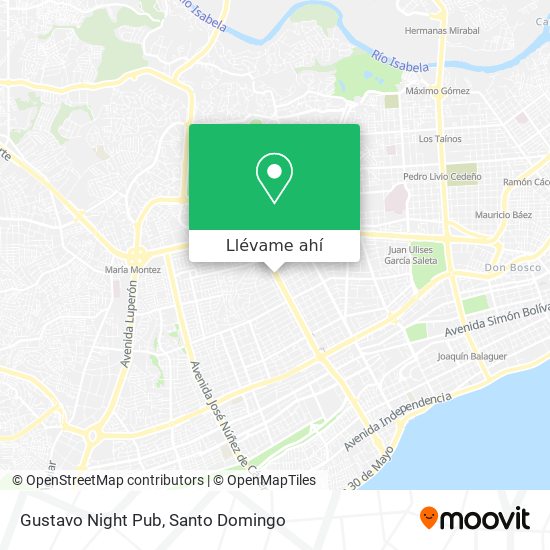 Mapa de Gustavo Night Pub